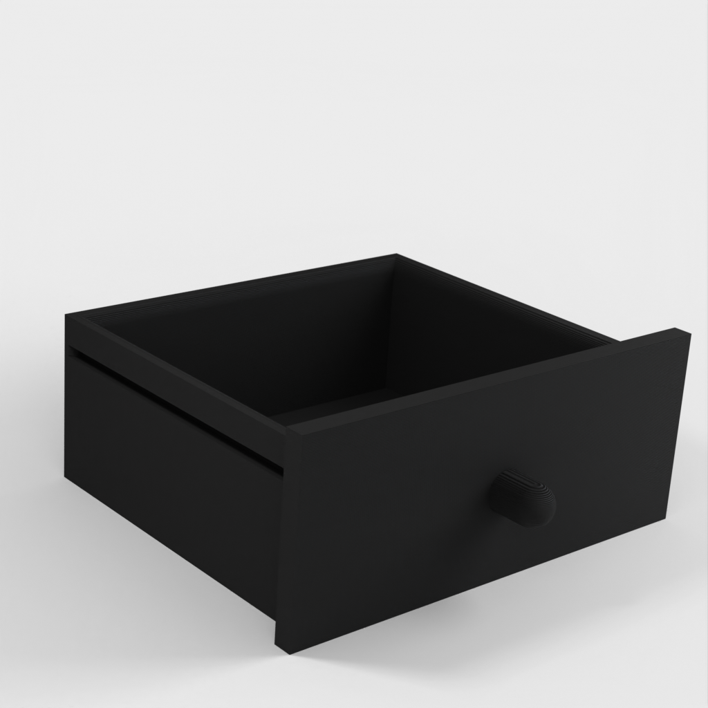 Designer-Badezimmer-Organizer mit Schublade und seitlichem Platz für Wattepads