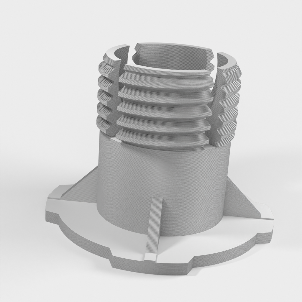 Quad-Lock-Adapter mit 17-mm-Kugelmontagesockel