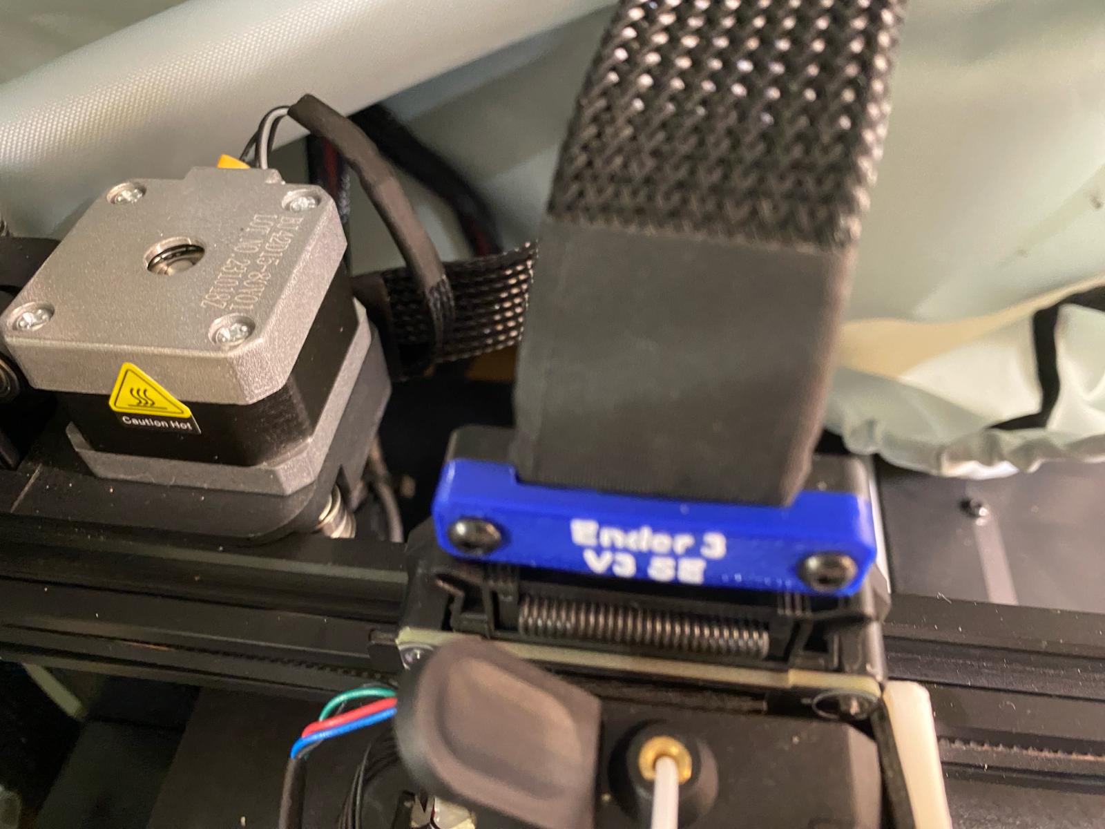 Ender 3 V3 SE Druckkopf-Drahtklemme