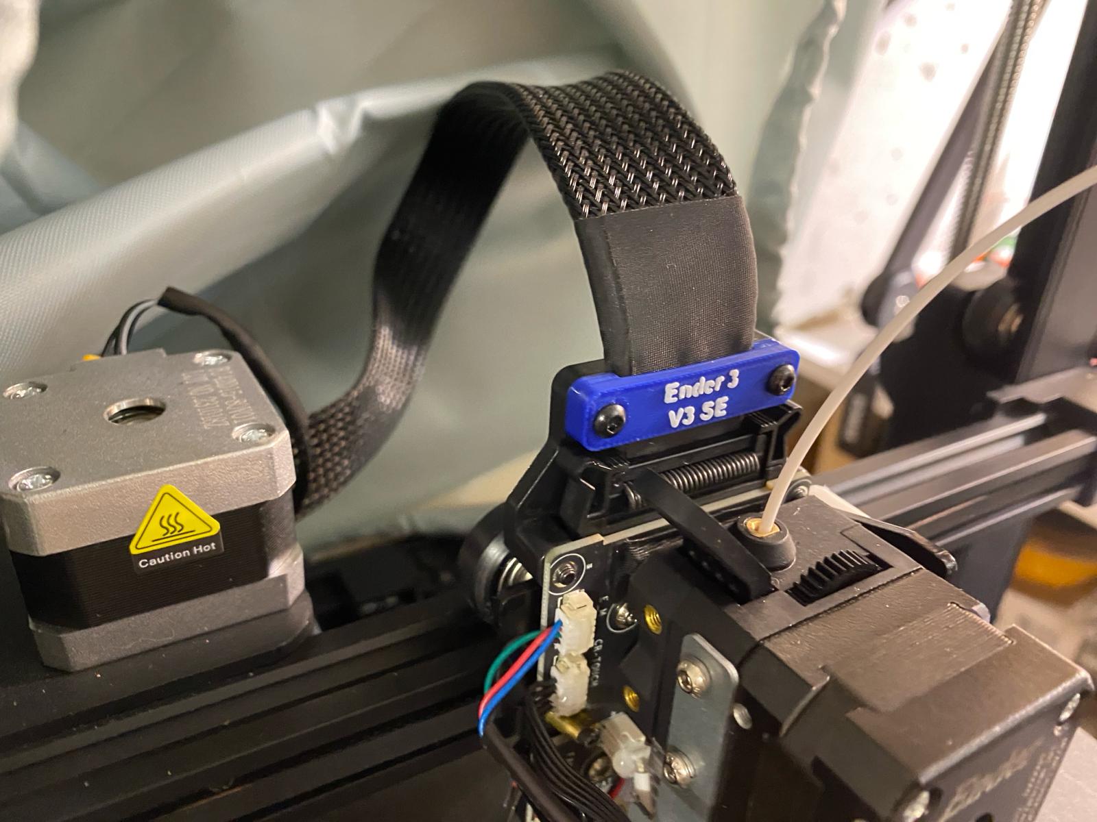 Ender 3 V3 SE Druckkopf-Drahtklemme