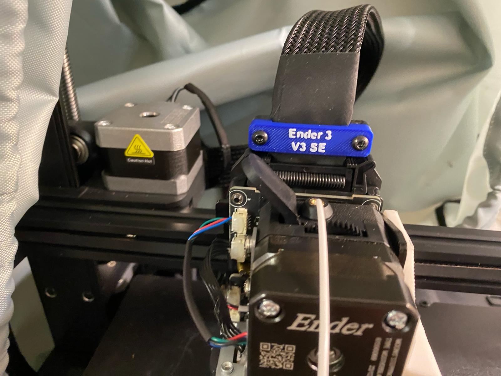 Ender 3 V3 SE Druckkopf-Drahtklemme