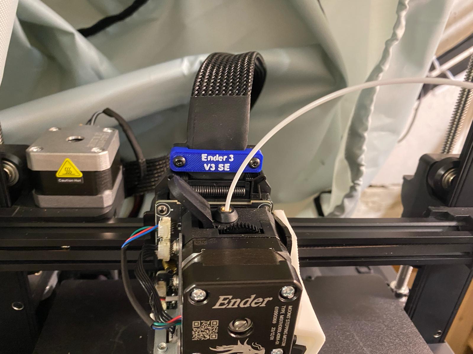 Ender 3 V3 SE Druckkopf-Drahtklemme
