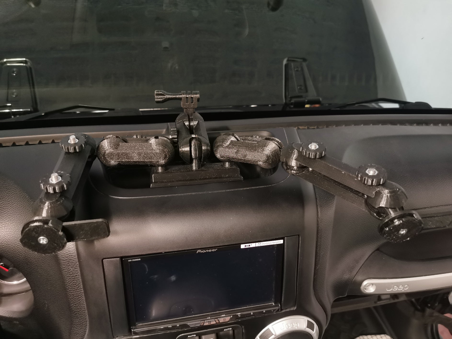 Jeep Wrangler JK Telefon-, Tablet- und GoPro-Halterung