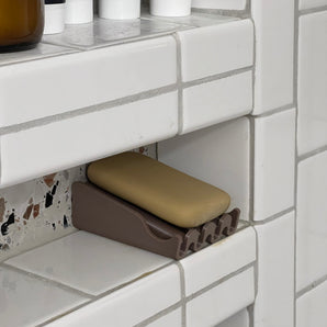 Seifenschale für die Dusche abtropfen lassen