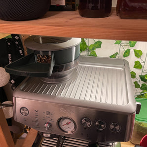 Sage Barista Express (Impress) Bohnenbehälter-Erweiterung mit Einfüllkanal