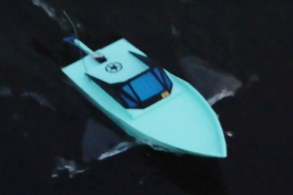 3D-gedrucktes RC-Brushless-Schnellboot