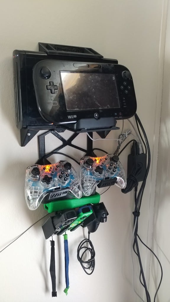 Wii U-Wandhalterungssystem – Modulare Aufbewahrung