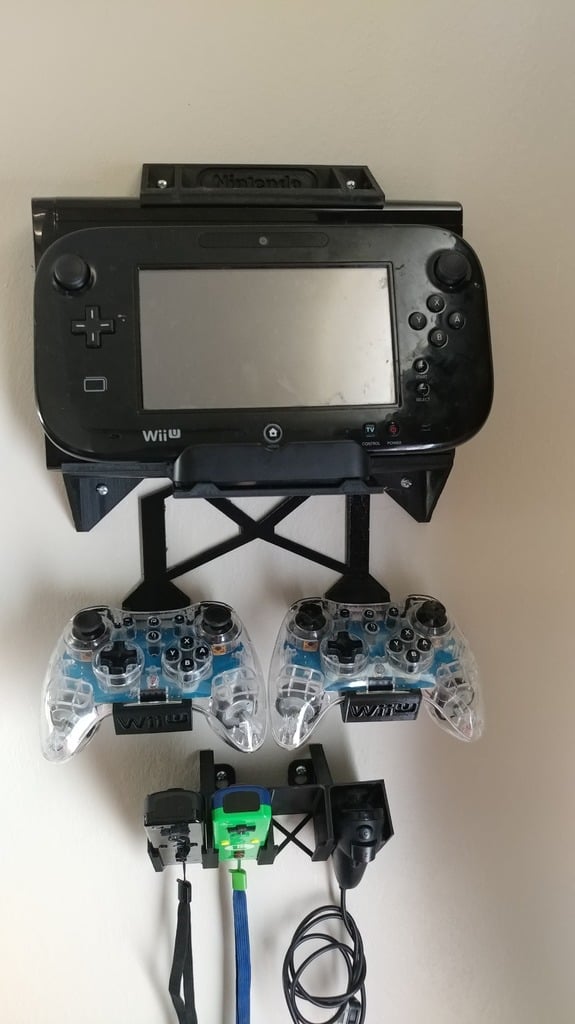 Wii U-Wandhalterungssystem – Modulare Aufbewahrung