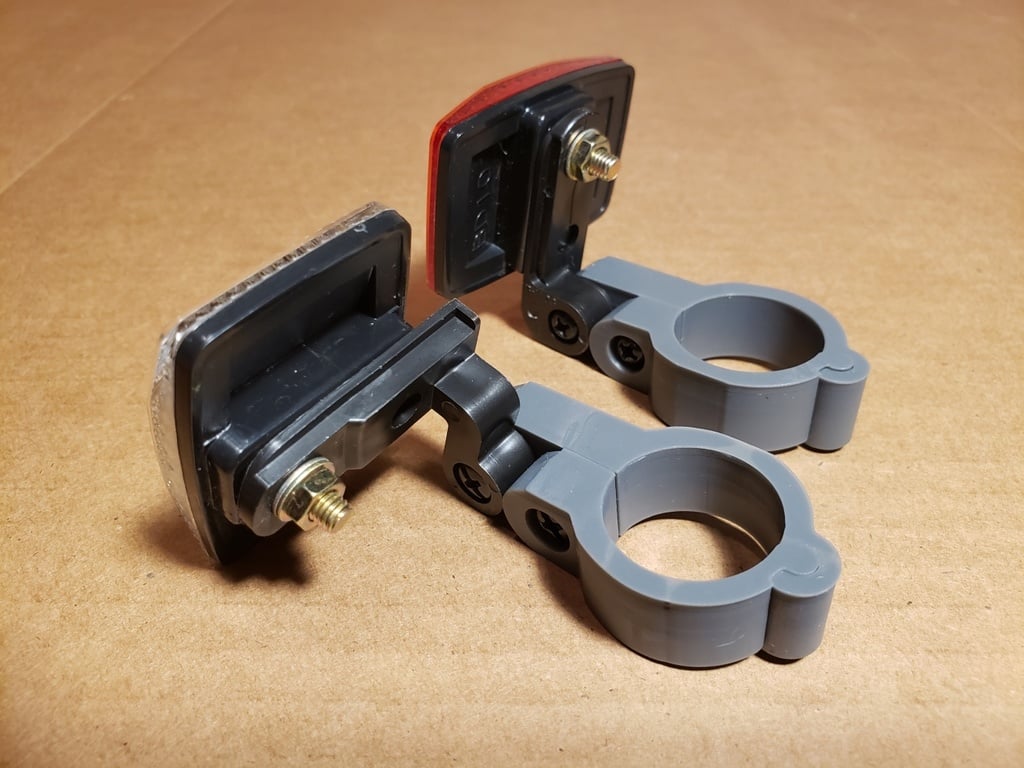 Fahrradrahmen-Reflektor-Klemmhalterung für 25 mm und 27 mm Rohr