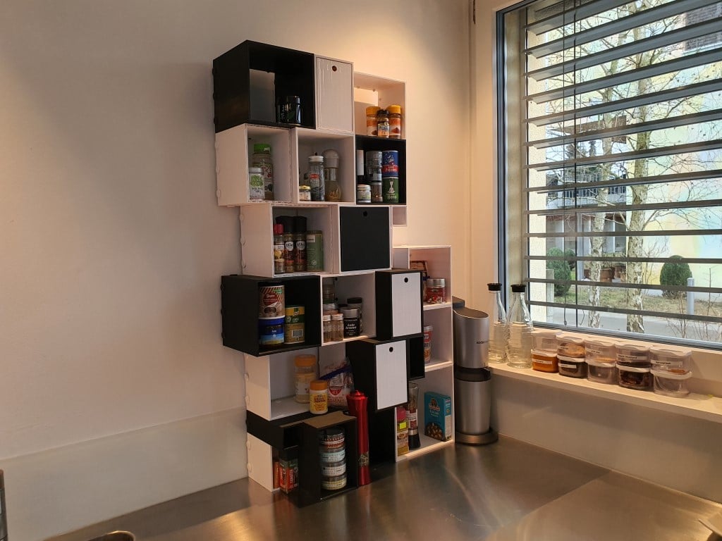 Modulares Gewürzregal