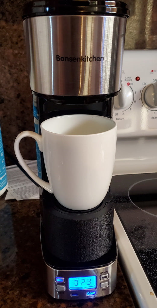 Bonsenkitchen Tassenhalter für Kaffeemaschine