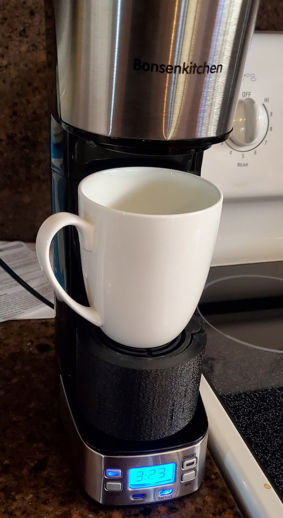 Bonsenkitchen Tassenhalter für Kaffeemaschine