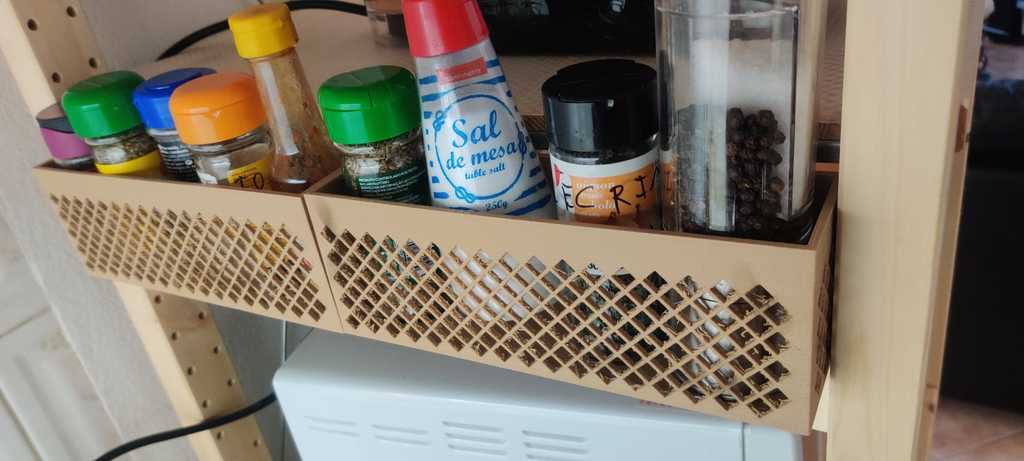 Gewürzhalter für IVAR IKEA 50 cm Version