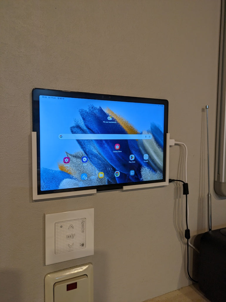 Einfacher Tablet-Halter für die Wand