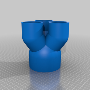 Effizienter 4- bis 2-Zoll-PVC-Adapter zur Staubabsaugung