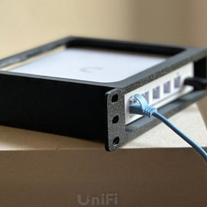 Rackmontage für UniFi UXG Max / UCG-Ultra (19"/10")