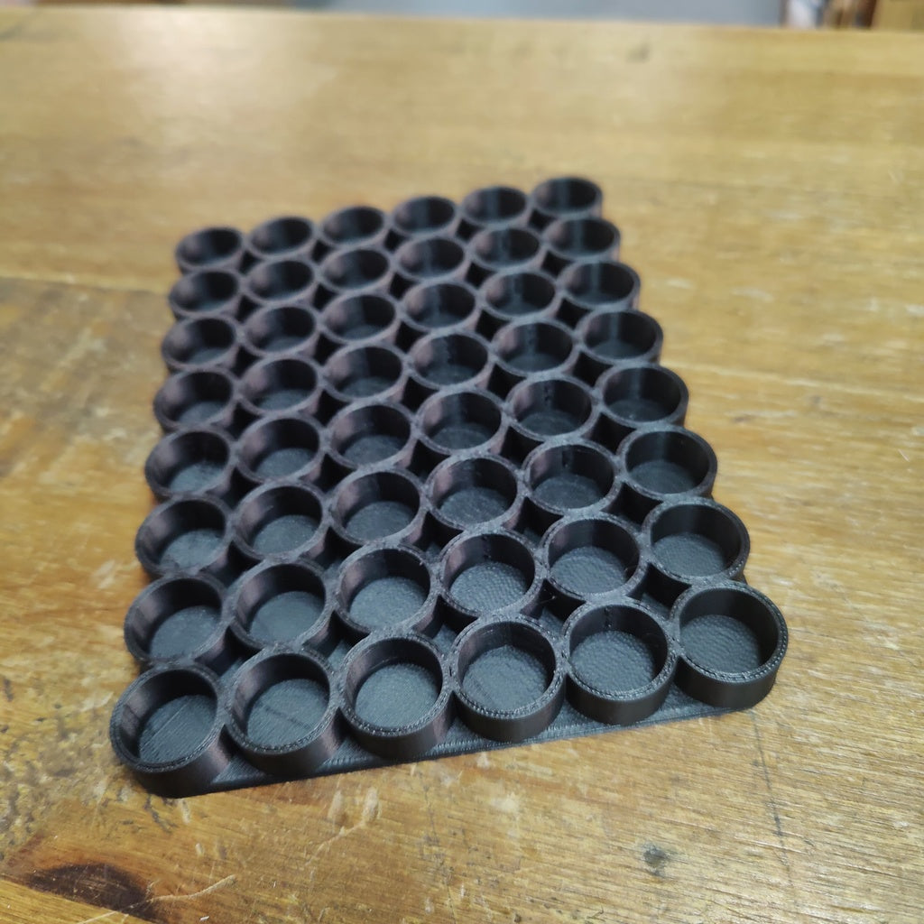 3D-gedruckter Halter für 18650-Batterien