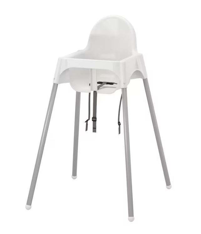 Adapter til hjul til Ikea Antilop højstol - 4 stk.