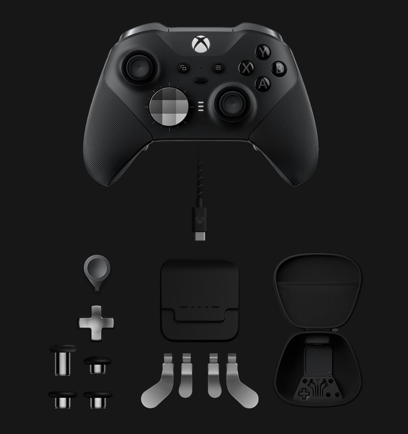 Xbox Elite Wireless Controller Series 2 Wandhalterung + Kopfhörerhalter
