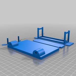 75" Flachbildfernseher und Fernsehständer im Maßstab 1:12 für das Puppenhaus