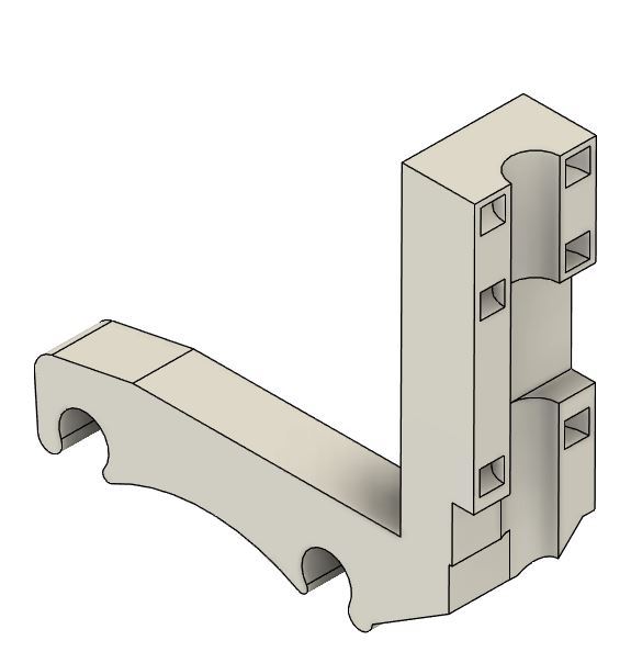 Halterung für Micro Swiss Direct Drive-Kabel