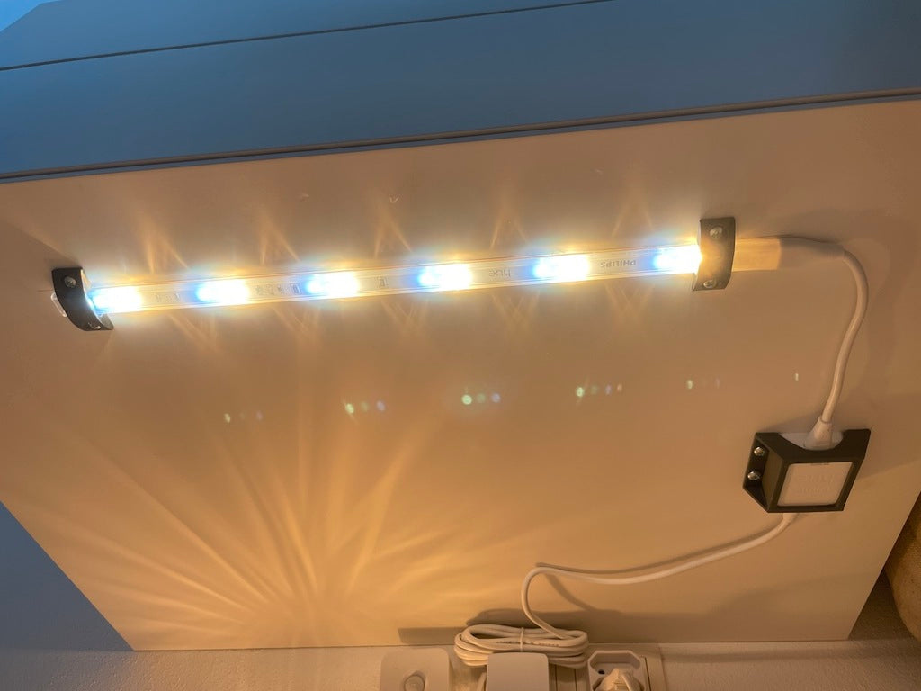 Hue Light Strip Mount – Sichere Befestigung für Philips Hue Light Strips