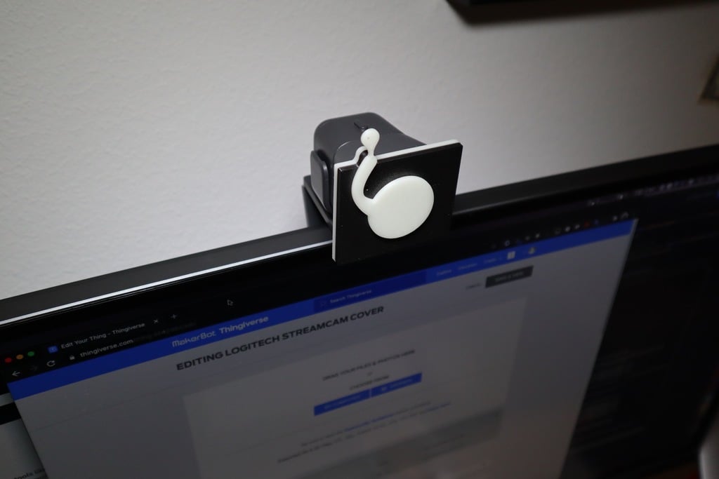 Drehbare Abdeckung für die Logitech StreamCam Webcam