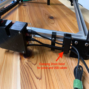 Brock 2020 Kabelhalter mit Klemme für 30x40 Lasergravierer CNC