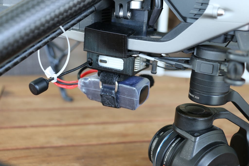 DJI FPV-Kamera- und Lufteinheitsmontage für Inspire 2 – Update 01/2022