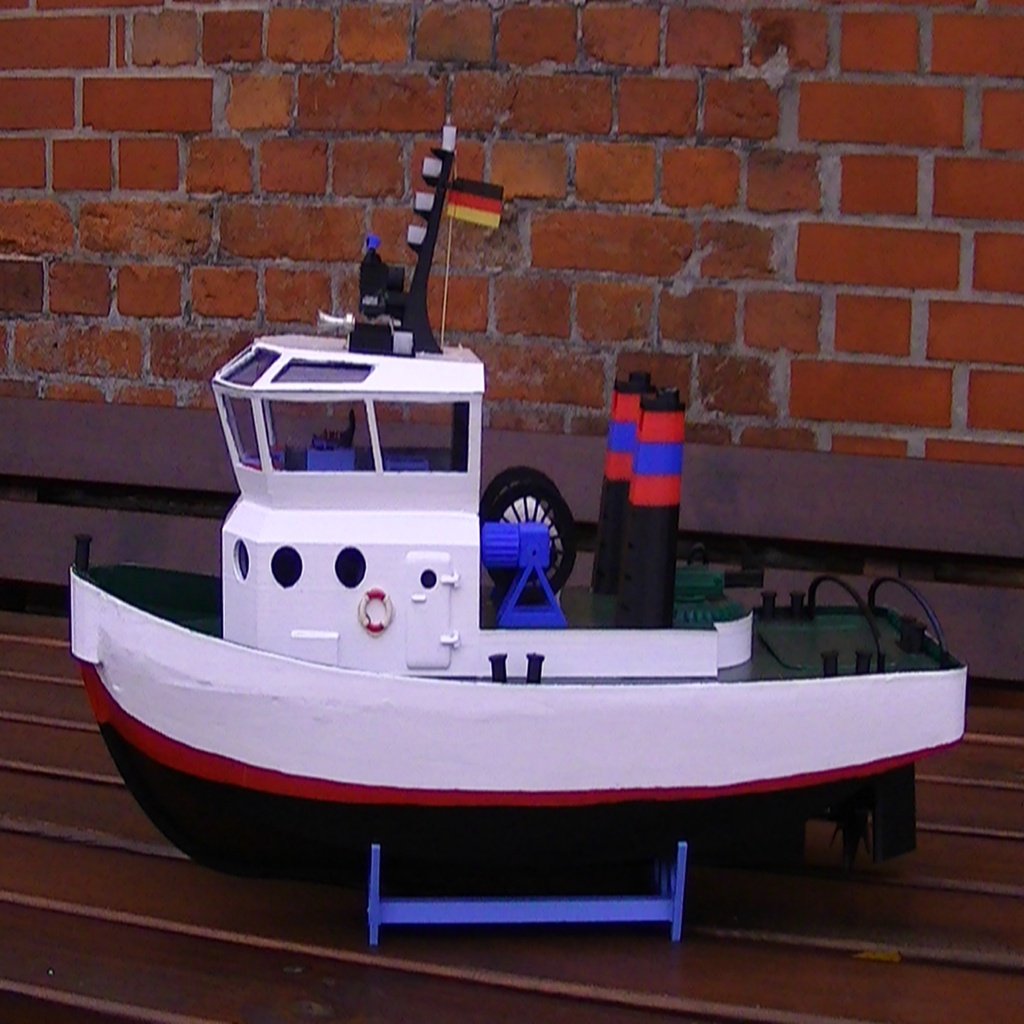 RC Boat Harbor Tug - Ferngesteuertes Schleppboot