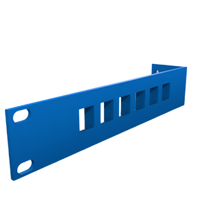 Patchpanel-Halterung für Unifi US-8-150W Switch für 19-Zoll-Rack mit 6 Keystone-Anschlüssen