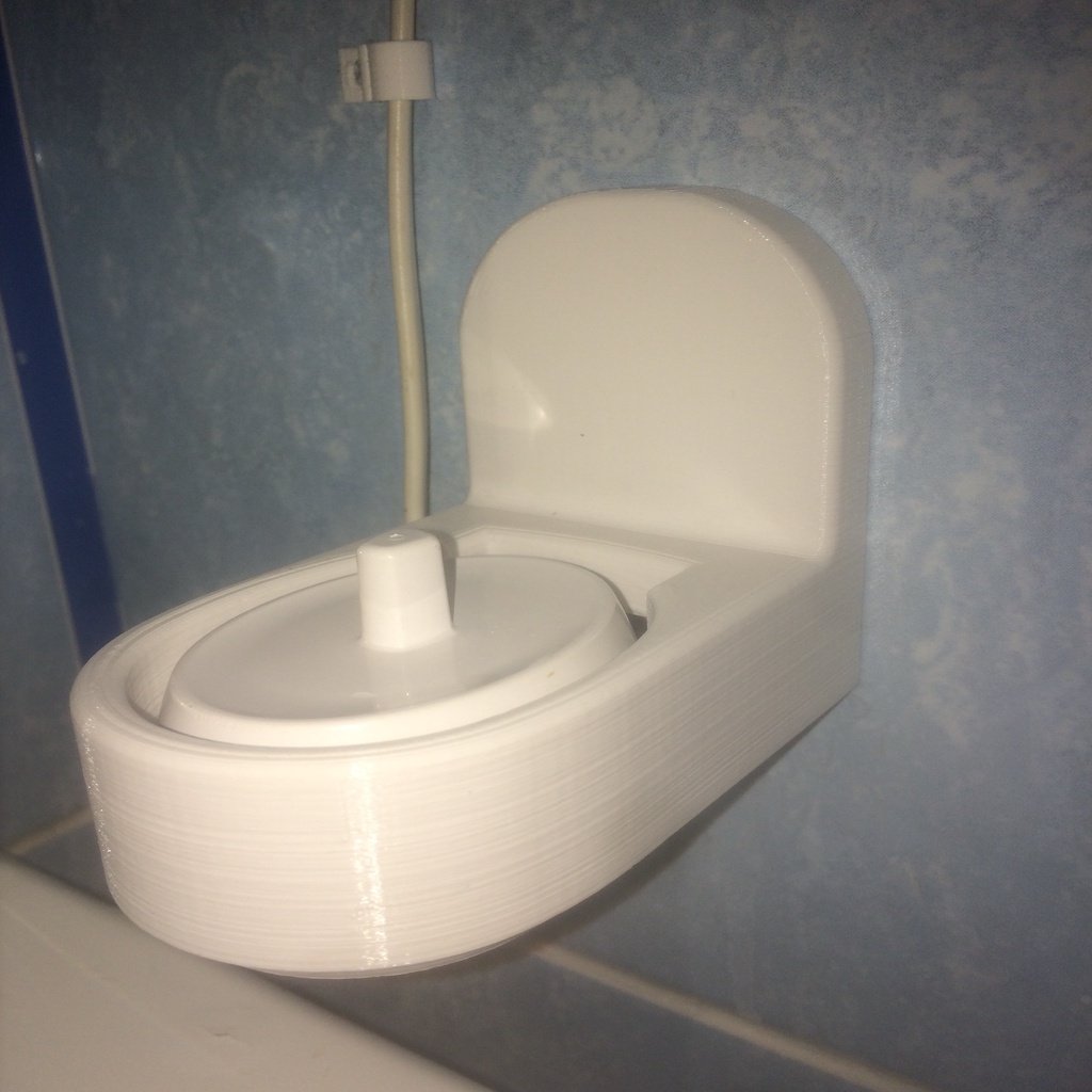 Wandhalterung für Braun Oral-B 3762 Zahnbürstenladegerät