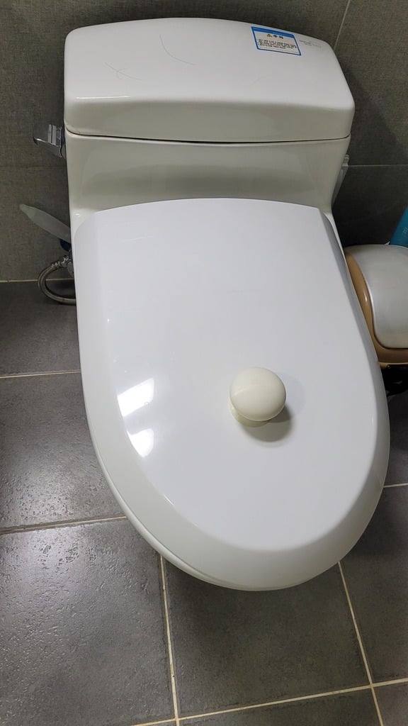 Runder Toilettendeckelgriff