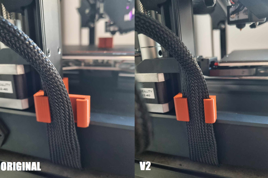Ender 3 V3 SE/KE Kabelhalter v2