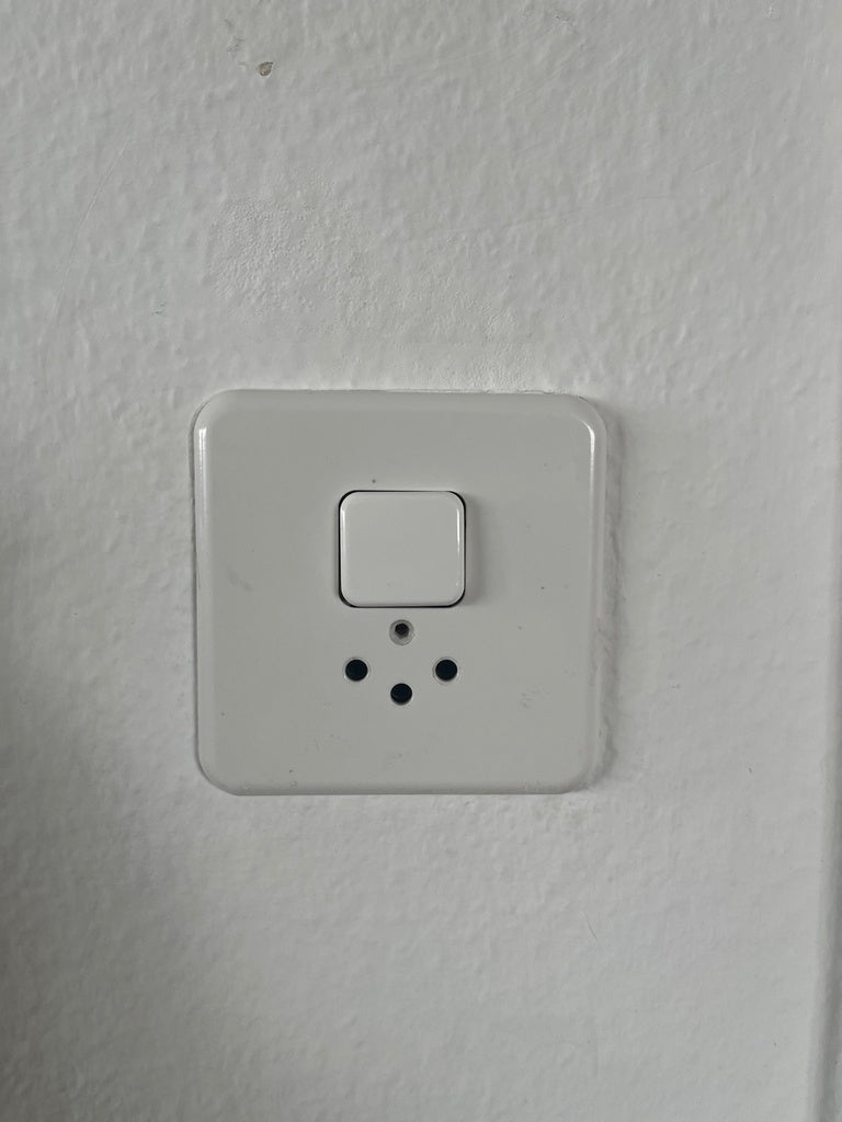 Lichtschalterplatte mit Philips Hue Holder - Schweizer Design