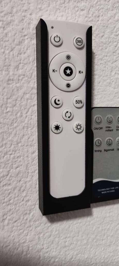 Leichter Fernbedienungshalter mit doppelseitigem Klebeband zur Montage