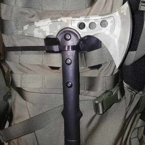 MOLLE-Axt und Zubehöraufhänger mit wiederverwendbarem Kabelbinder