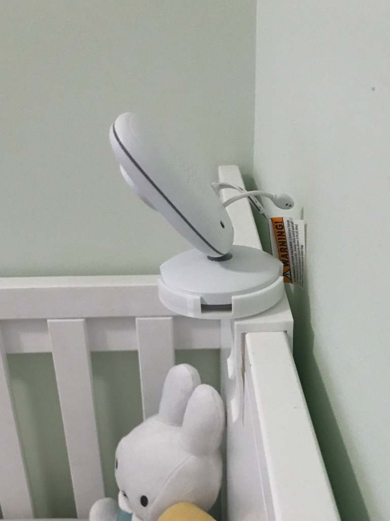 Kamerahalterung für Babyphone mit außermittigem Loch