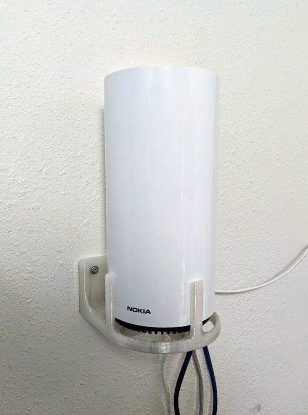 Wandmontierter Regalständer für Nokia Gateway 3 WLAN-Glasfaserrouter