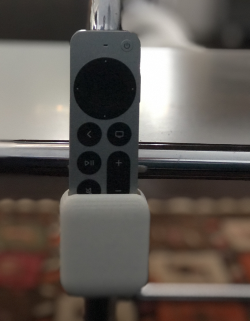 Halterung für Apple TV 4K Fernbedienung für Stahlrohrmöbel