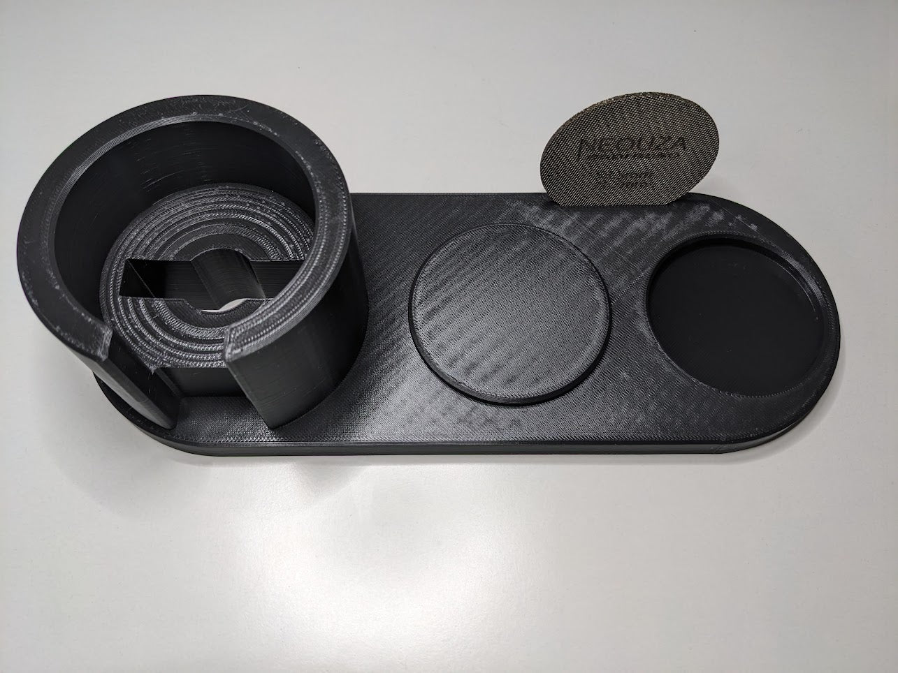 Breville/Sage Espresso-Stampfstation mit Filterschlitz aus Metallgeflecht