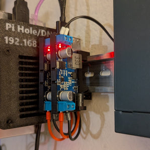 DIN-Schienenmontage für 5-V-USB-Abwärtswandler