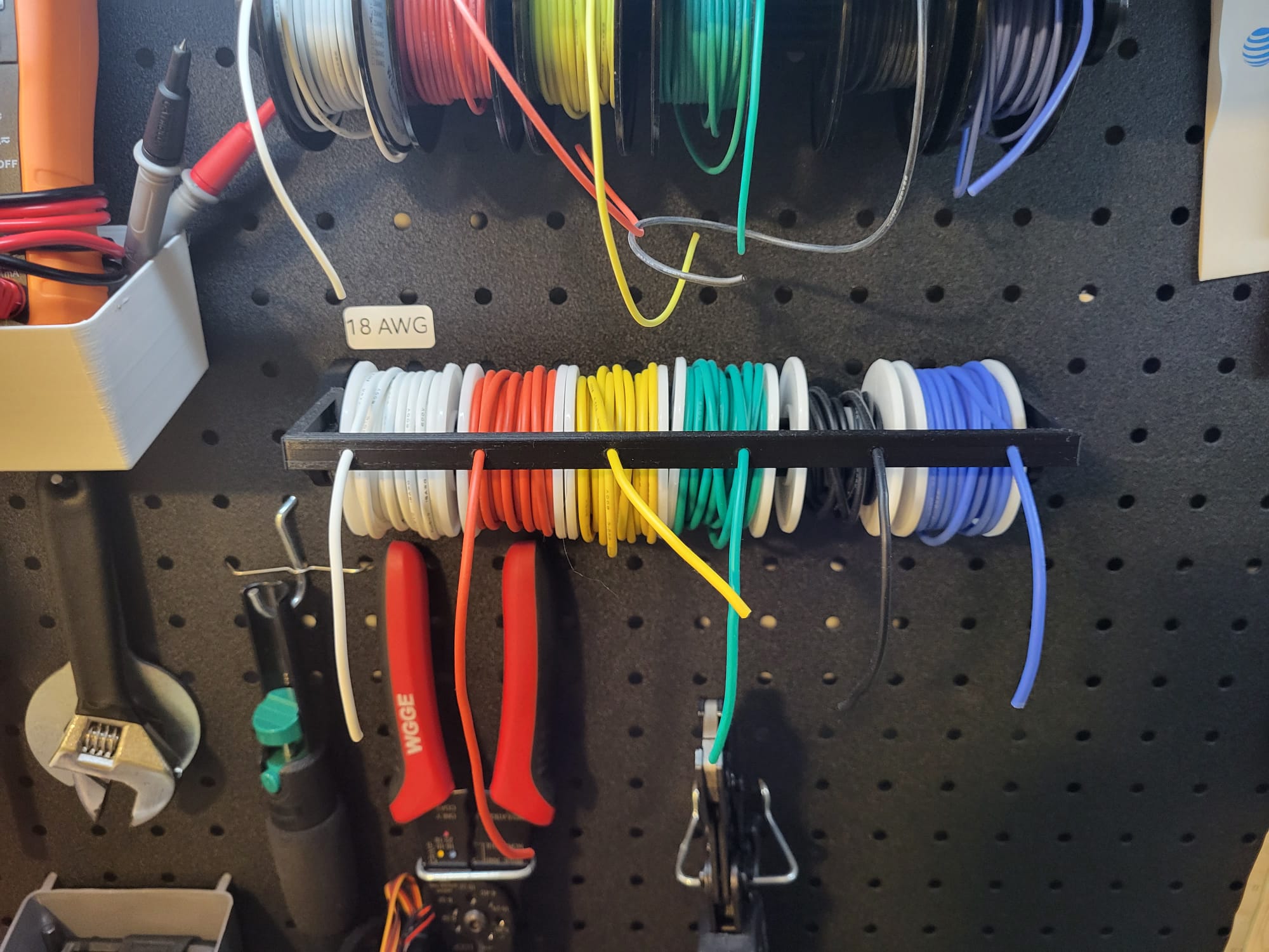 Elektrokabelhalter für Stecktafel