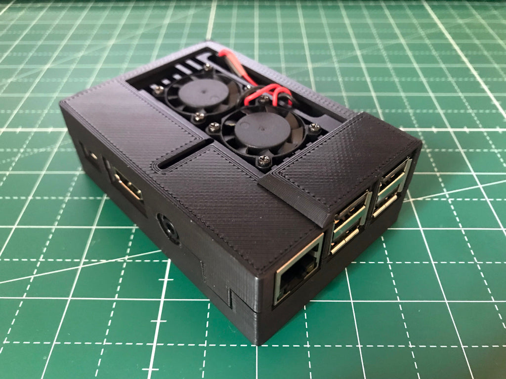 Anycubic montierbares Gehäuse für Raspberry Pi 3 B+ mit GeeekPi-Kühler