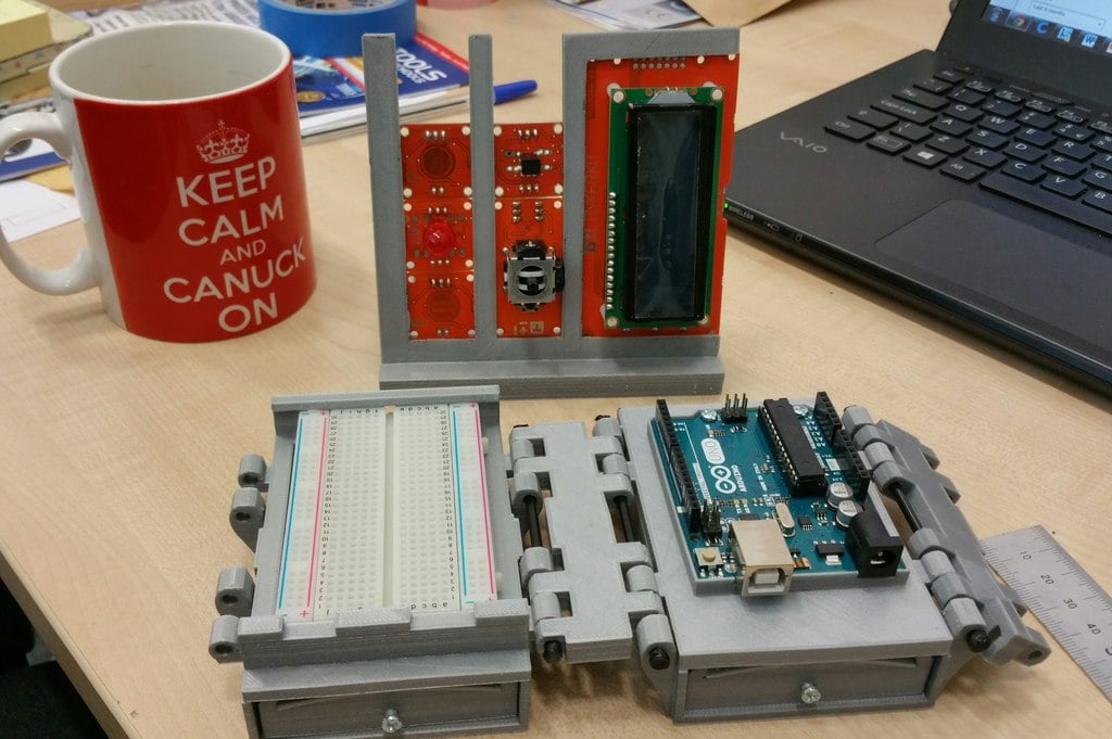 Tinkerkit-Sensor und Arduino Uno-Halter