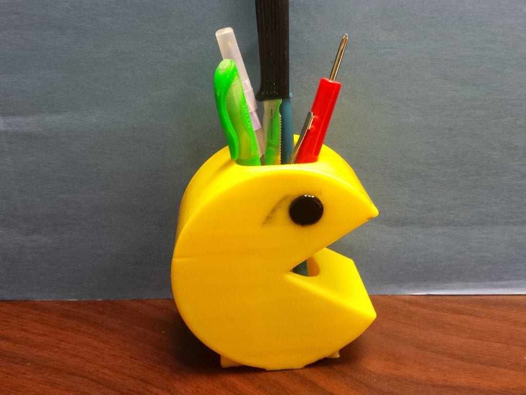 Pacman Zahnbürsten- oder Stifthalter in 2 Farben