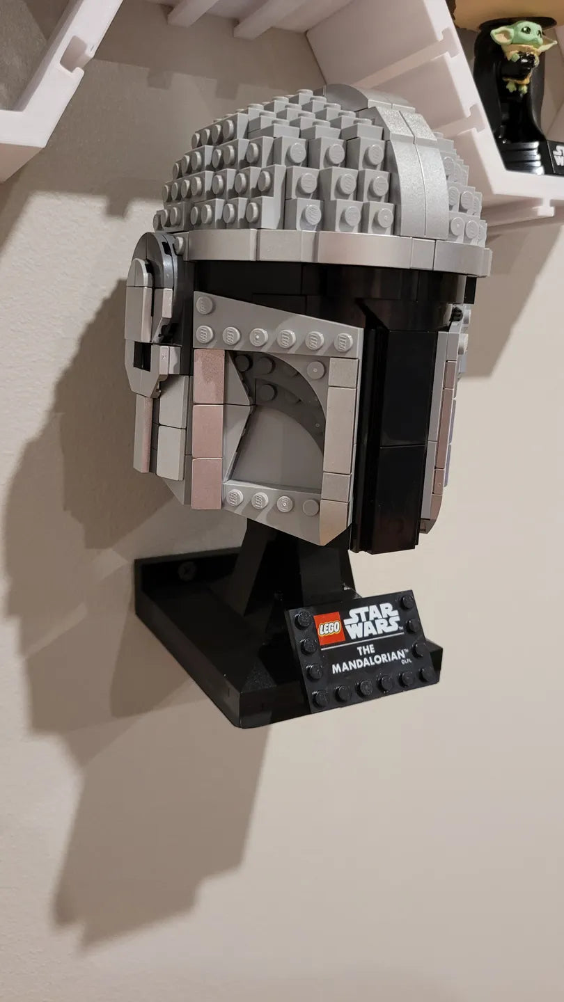 Lego Mandalorianer Helm Wandhalterung