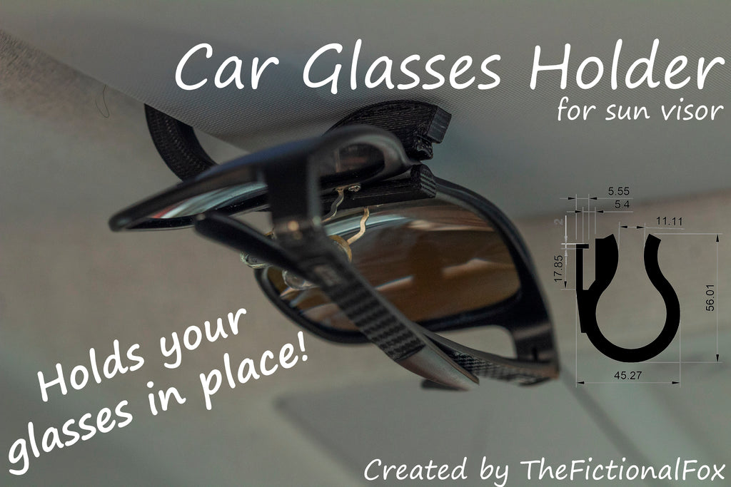 Sonnenbrillenhalter fürs Auto (Kerbe erhalten)
