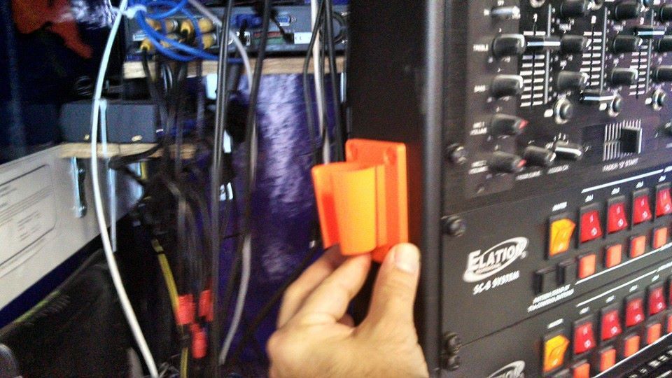Mikrofonhalter zur Rackmontage
