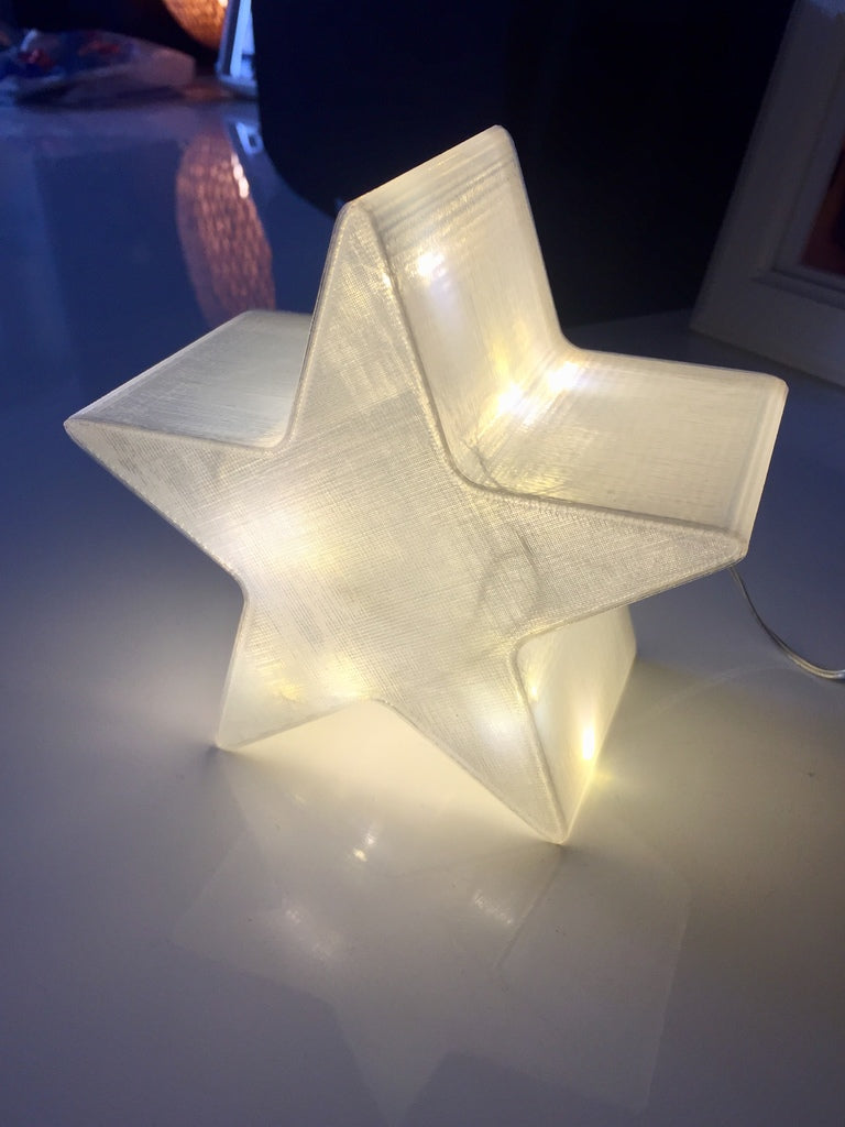 Weihnachtsdekoration: Weihnachtsstern für LED-Leuchten oder LED-Kerzen